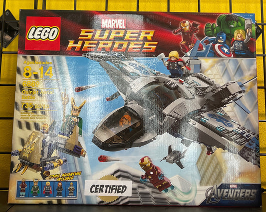 6869 Marvel: Super Heroes Avengers Quinjet Aerial Battle - CERTIFIED