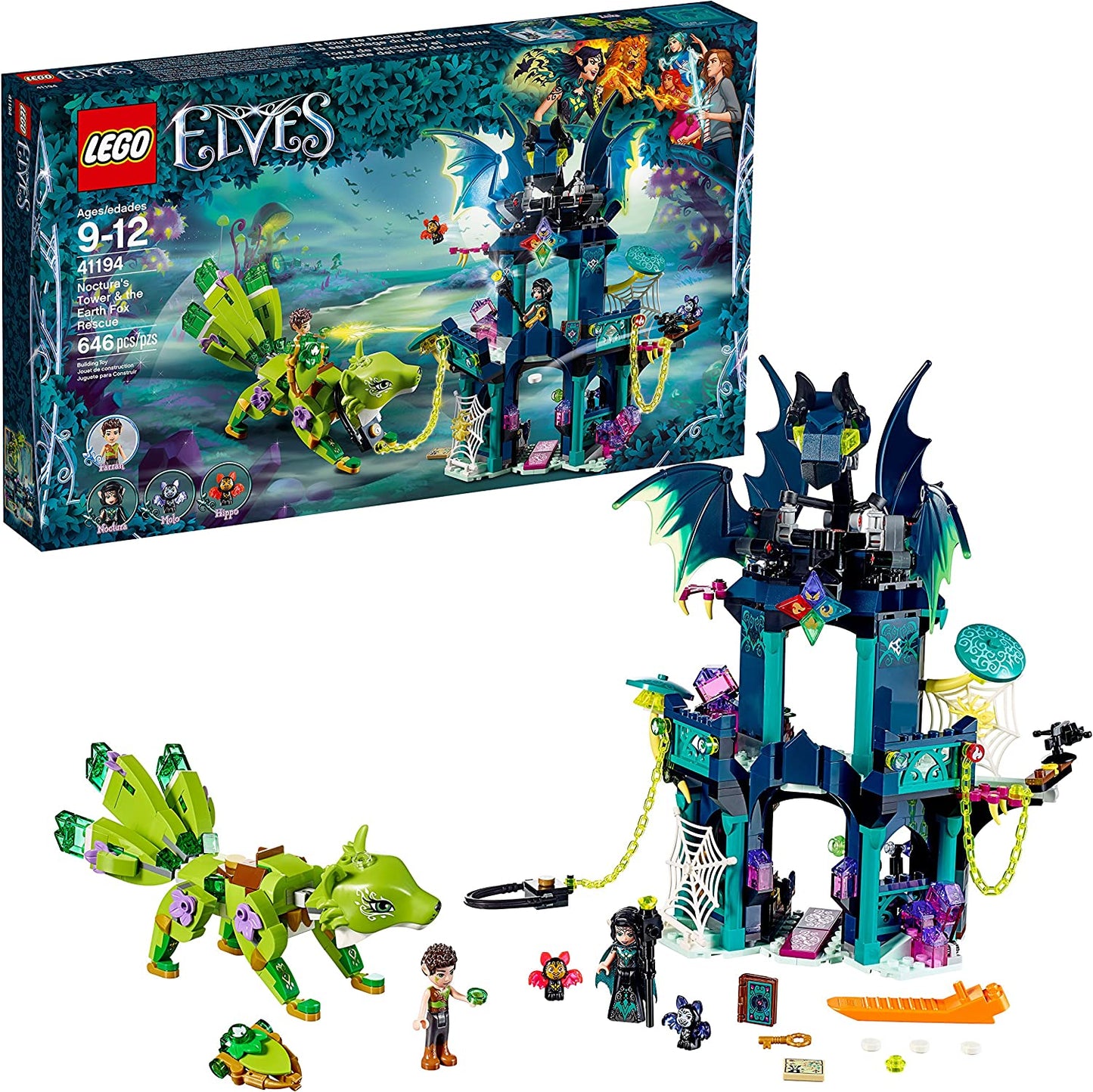 41194 Elves: Noctura's Tower and The Earth Fox Rescue - CERTIFIED