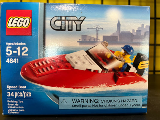 Lego City Harbor Speed Boat - Certified