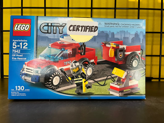 7942 LEGO City Off-Road Fire Rescue- CERTIFIED