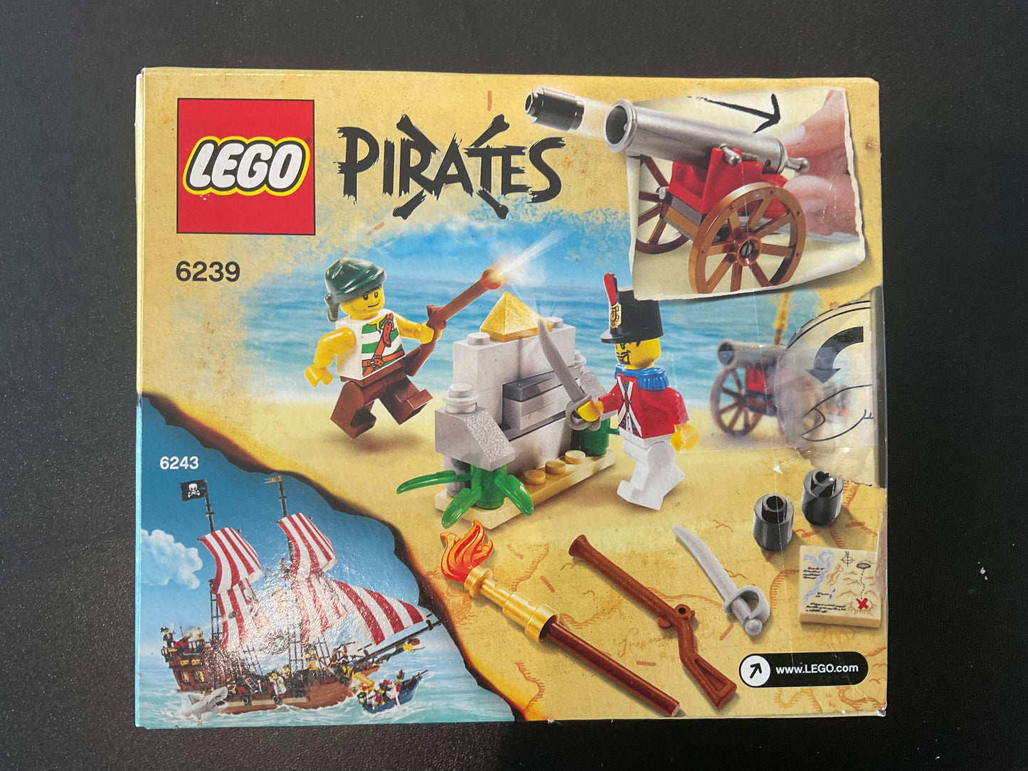 Lego Pirates Cannon Battle 6239 - Certified