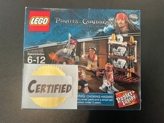 Lego Pirates of The Caribbean on Stranger Tides Captain's Cabin- Certified